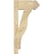Ekena Millwork Funston Arts & Crafts Rough Sawn Outlooker, Douglas Fir, 6"W x 12"D x 24"H OUT06X12X24FST03RDF - alternate 3